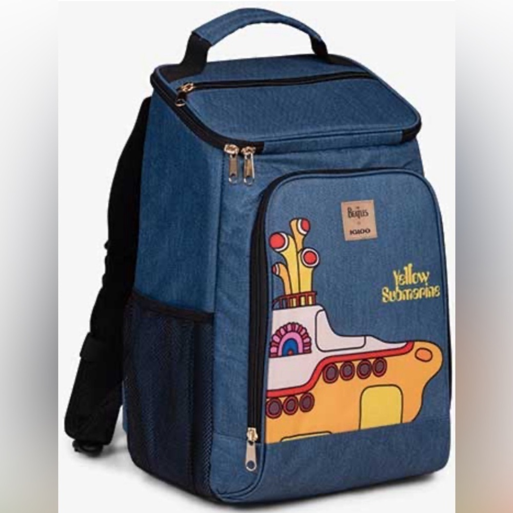 Igloo Beatles Yellow Submarine 24 Cans Insulated Backpack Cooler NWT